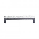 M Marcus Heritage Brass Hammered Wide Metro Design Cabinet Pull 128mm Centre to Centre